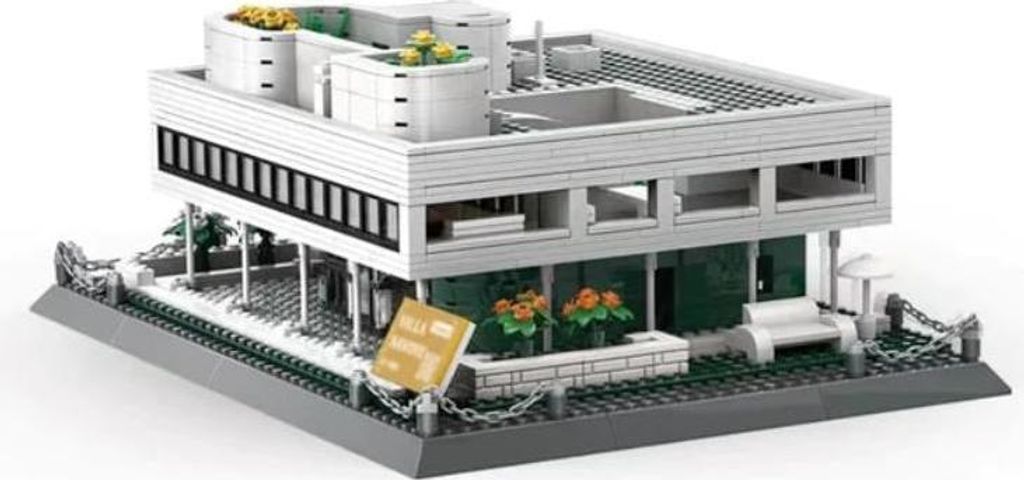 Wange 5237 – Villa Savoye, 1223 Teile | Architekturbausatz Produktbild 