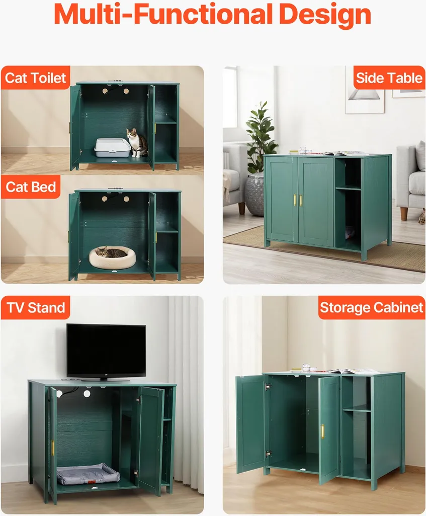 Cache Litière pour Chat Compatible avec Bacs Intelligents et Connectés - 6