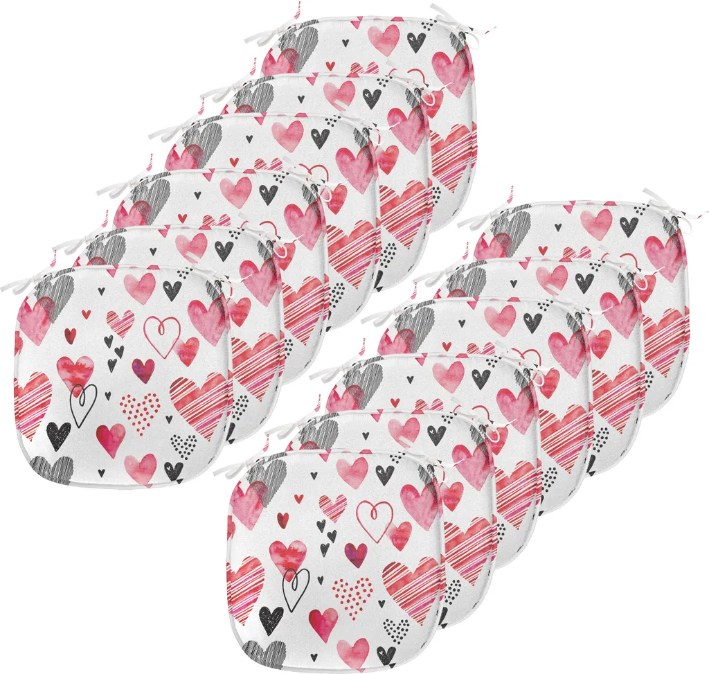 Cuscini Sedie 40x40 San Valentino Set 12 ABAKUHAUS Impermeabili