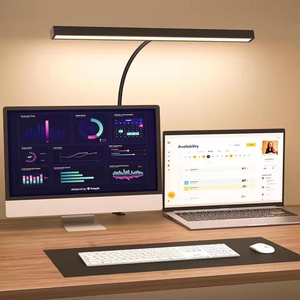 LED Schreibtischlampe Klemmbar Verstellbar Tischlampe 3 Produktbild 
