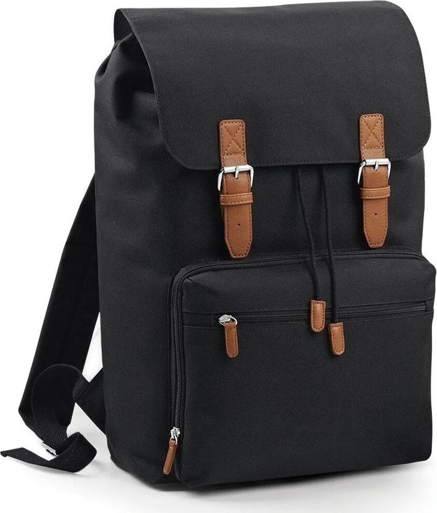 Zaino Grande Nero 49 cm - Bagaglio a Mano Formato A4 e Laptop
