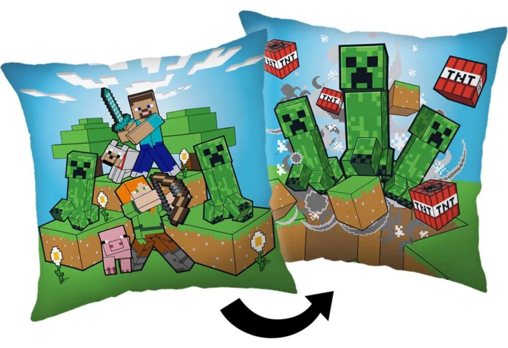 Poduszka Minecraft (1 szt.) Poduszka dekoracyjna premium z Zdjęcie produktu 