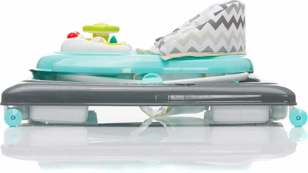 Trotteur avec suspension zigzag Fillikid design gris et mint - 6