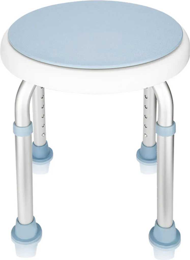 Fiqops Sgabello Doccia Design | Seduta Regolabile 136kg Alluminio