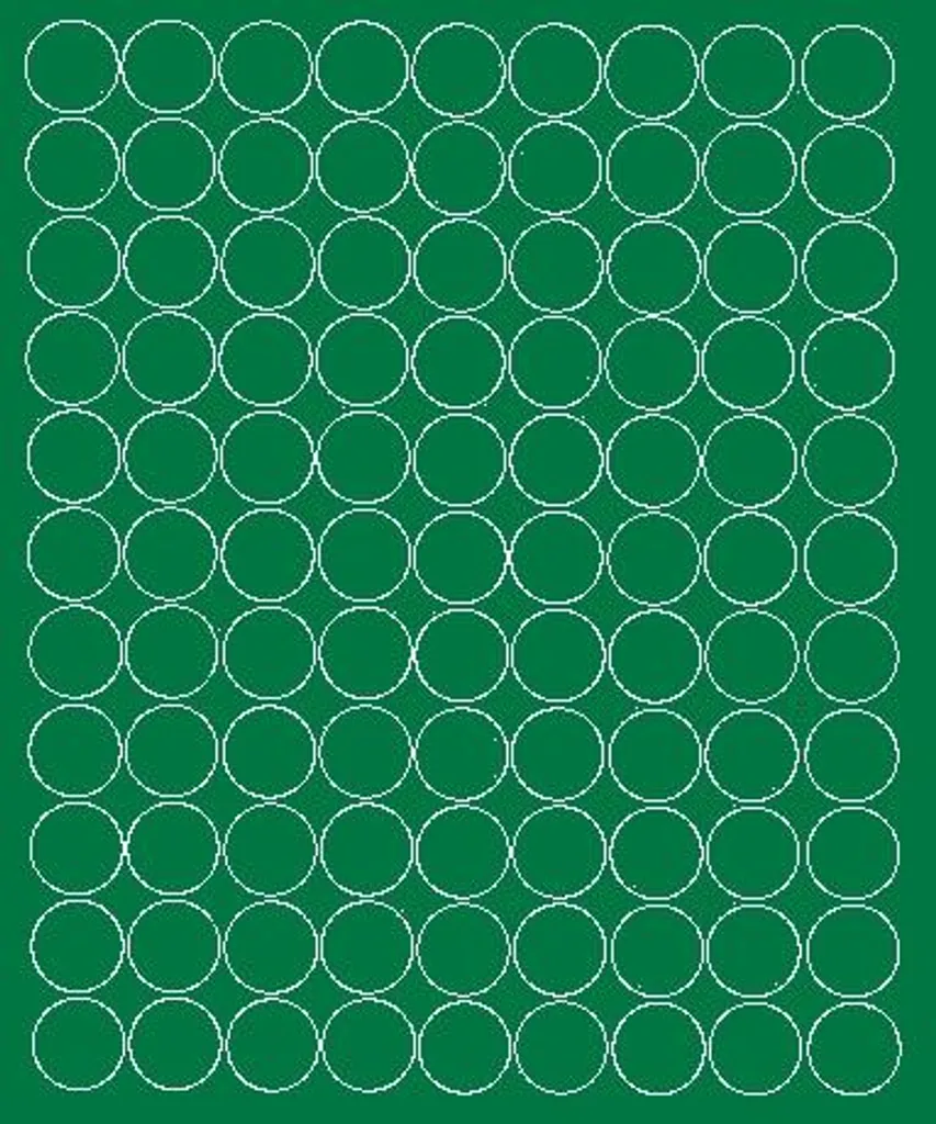 Identifiez vos produits avec ces 99 autocollants ronds 4 cm vert mat
