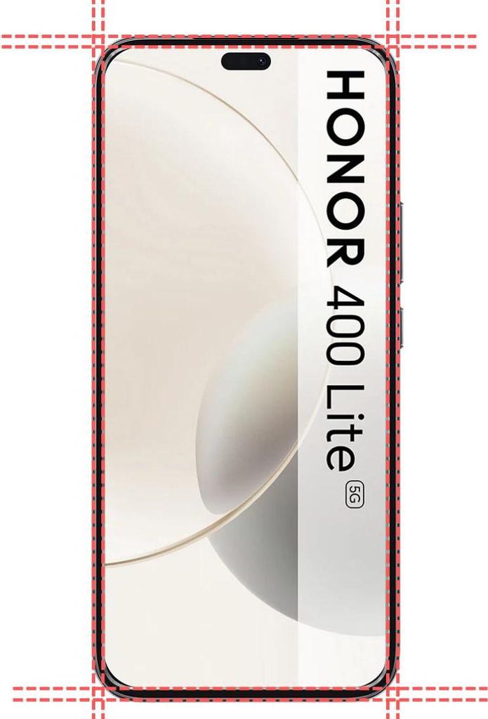 Pellicola Vetro Temperato 9H + Protezione Fotocamera Per Honor 400 Lite 5G, 2+2 Pezzi, Lonfeid