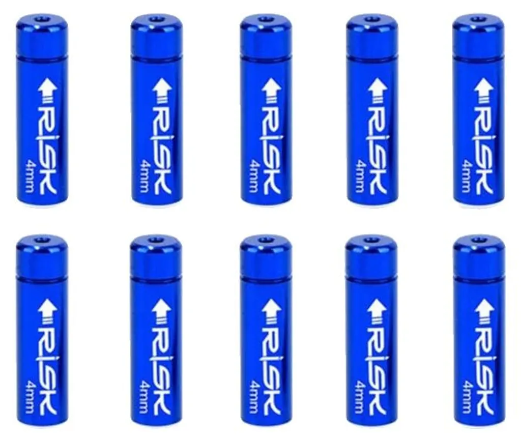 Embout de câble de frein durable aluminium bleu 4 mm facile à installer