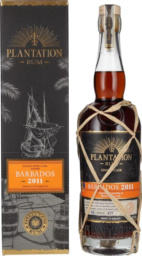 Plantation Rum BARBADOS Single Cask Maury Wine Cask Finish Produktbild 