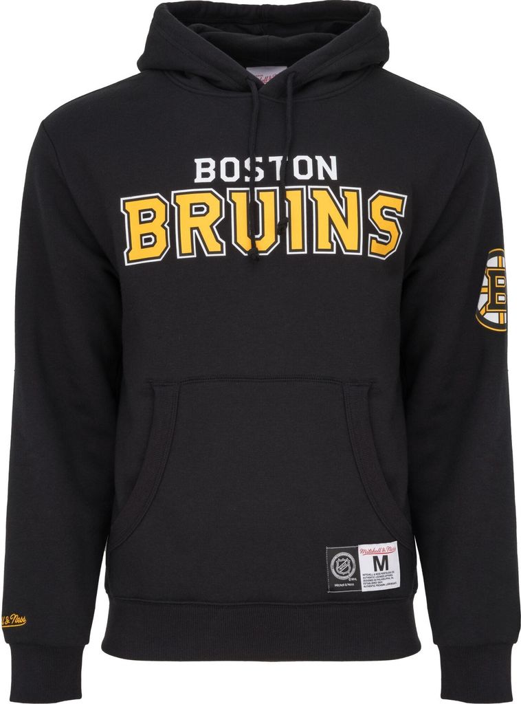 Mitchell & Ness Fleece Hoody - GAME TIME Boston Bruins - S
