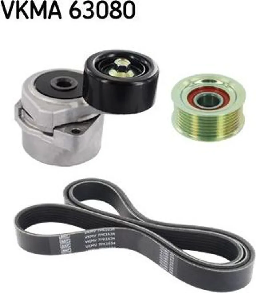 Courroie trapézoïdale SKF VKMA 63080 haute résistance pour votre auto