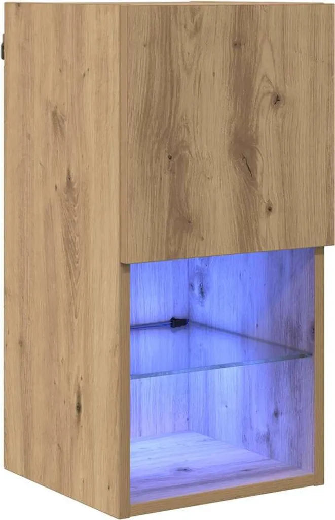 SYFAX™ Mobile TV da Parete Rovere artigianale 30,5 x 30 x 60 cm