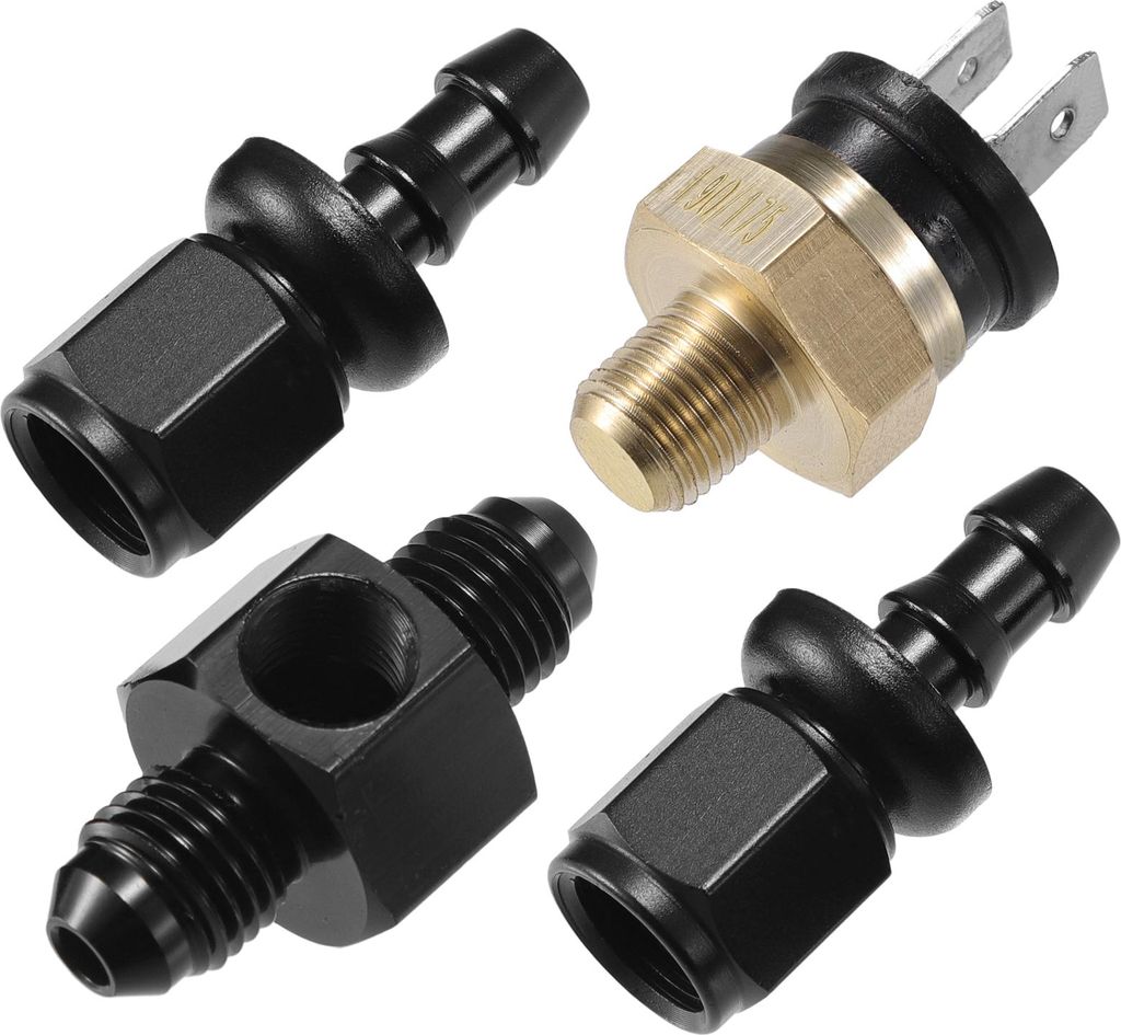 Thermostat-Schalter-Set, 4AN 190'F ein - 175'F aus, universal für Autos