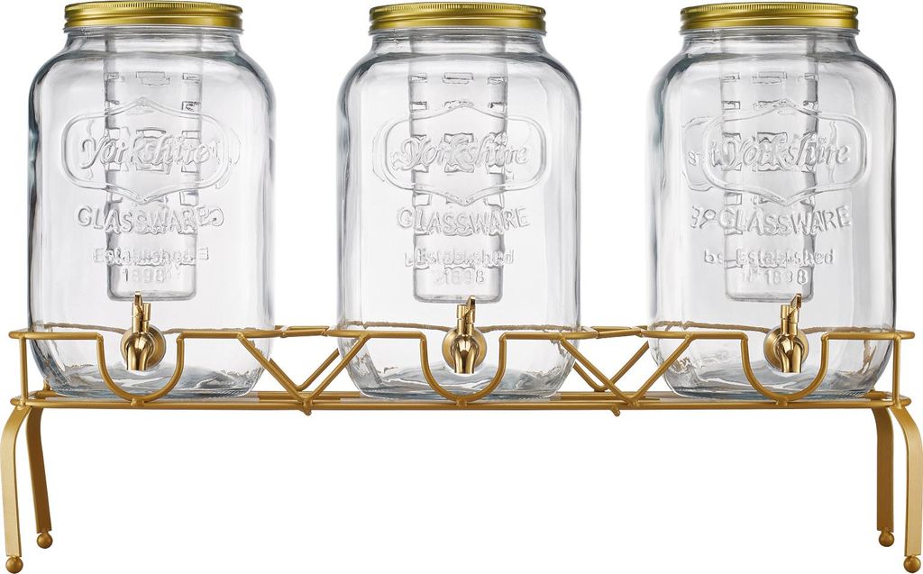 Dávkovač nápojů SucceBuy 3x8 l s kohoutkem pro večírky, Obrázek produktu 