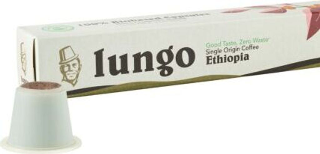 Lungo Ethiopia - Kompostierbar 10 Kapseln für Nespresso