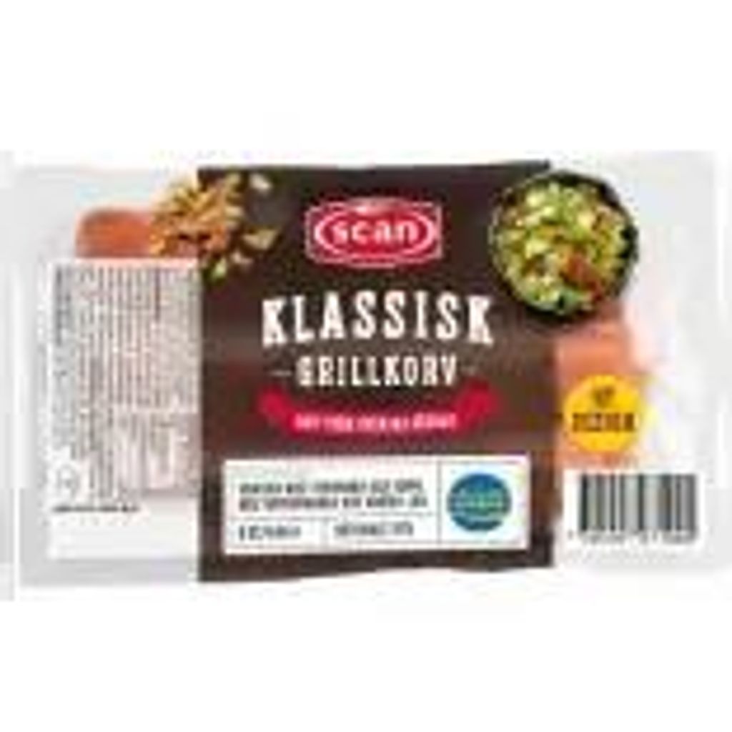 Scan Grillkorv med skinn