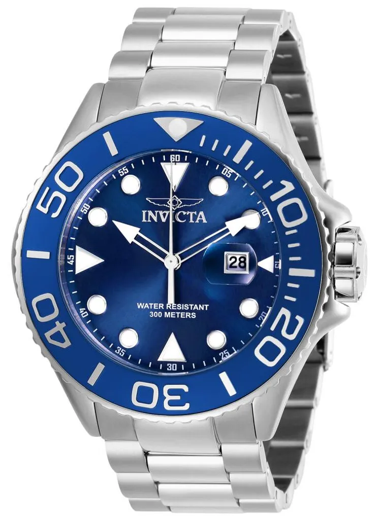 Invicta Grand Diver Quartz 28766 - Montre de Plongée Imposante en Acier
