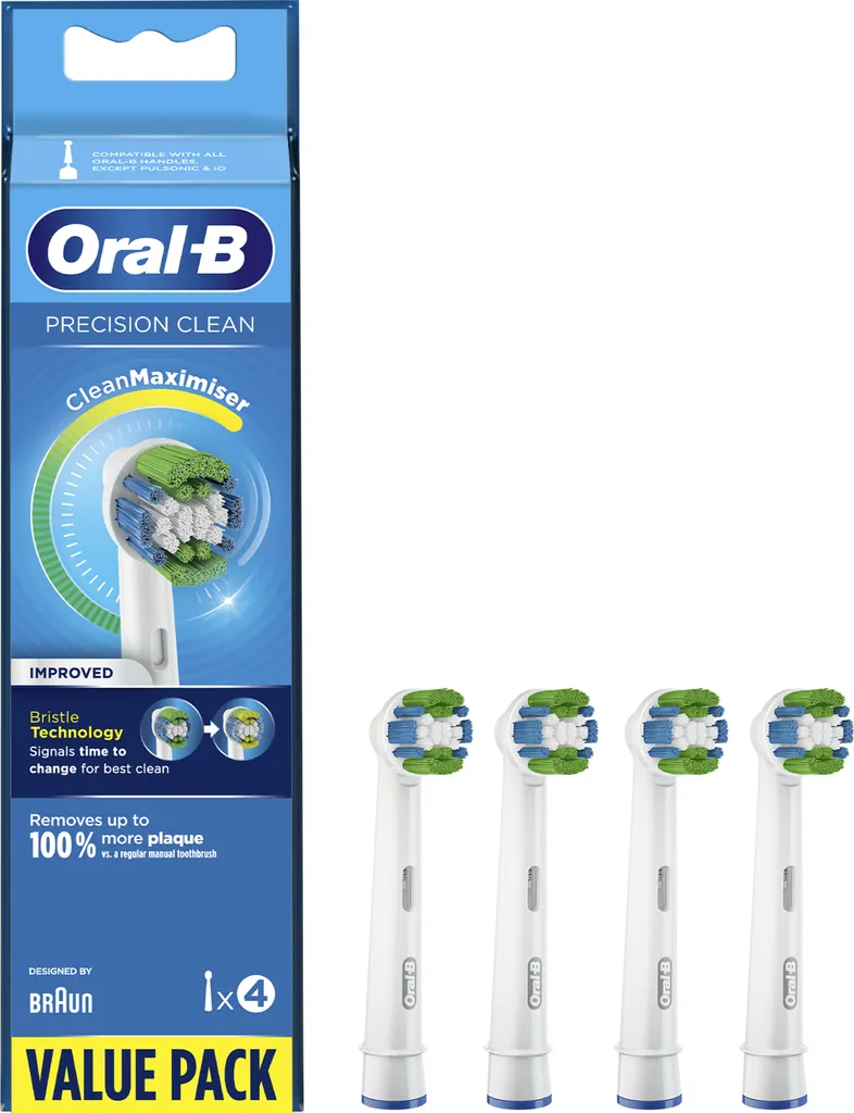 Stock 4 Testine Oral-B 80338432 Blu Precision Clean - Miglior Prezzo