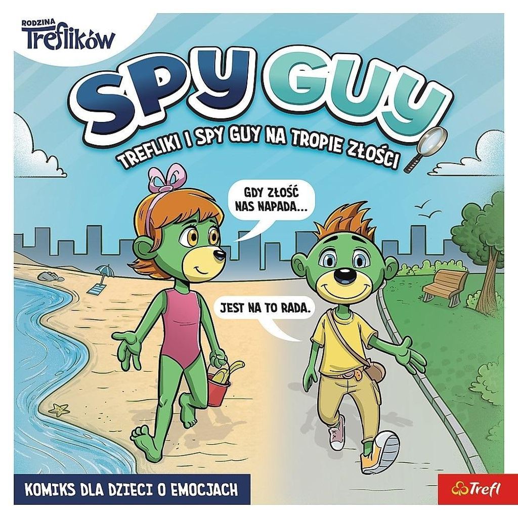Spy Guy. Na tropie złości. Komiks dla dzieci