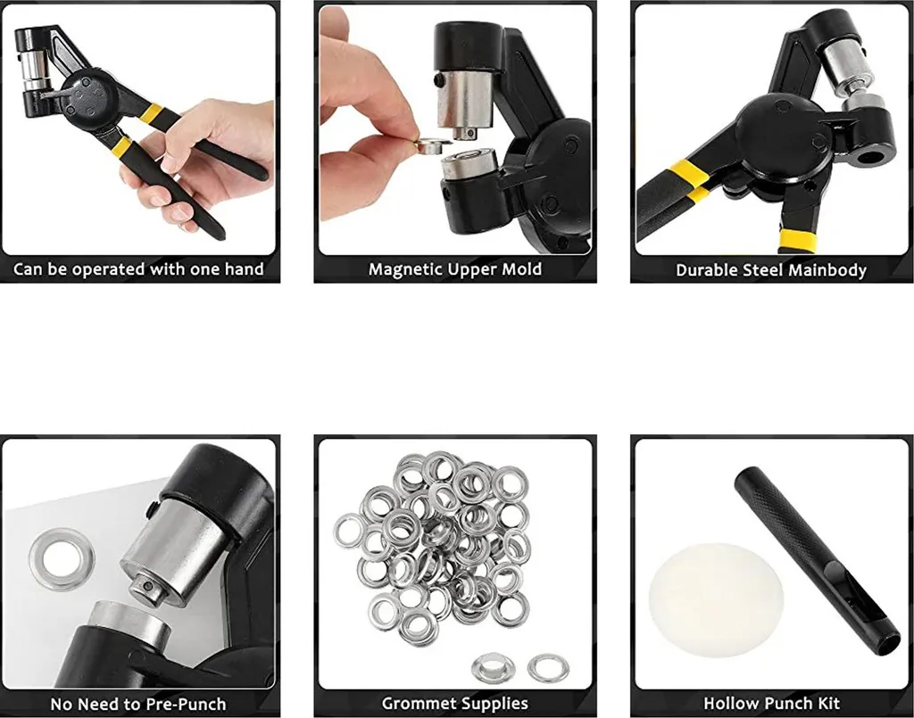 Outil de pose de boutons-pression pour couture et réparation de bâches - 17