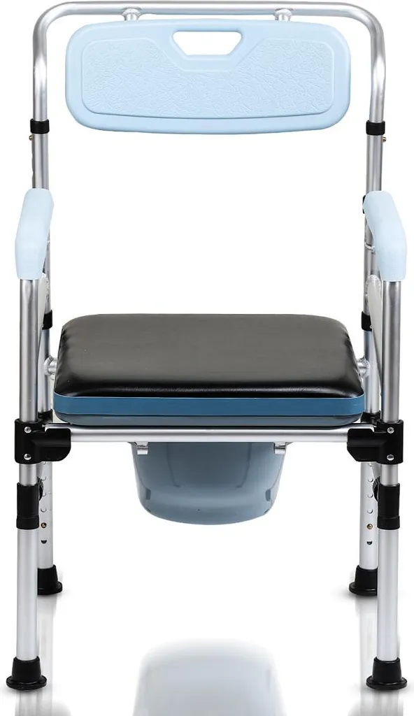 Chaise percée médicale antidérapante pour toilette et douche senior