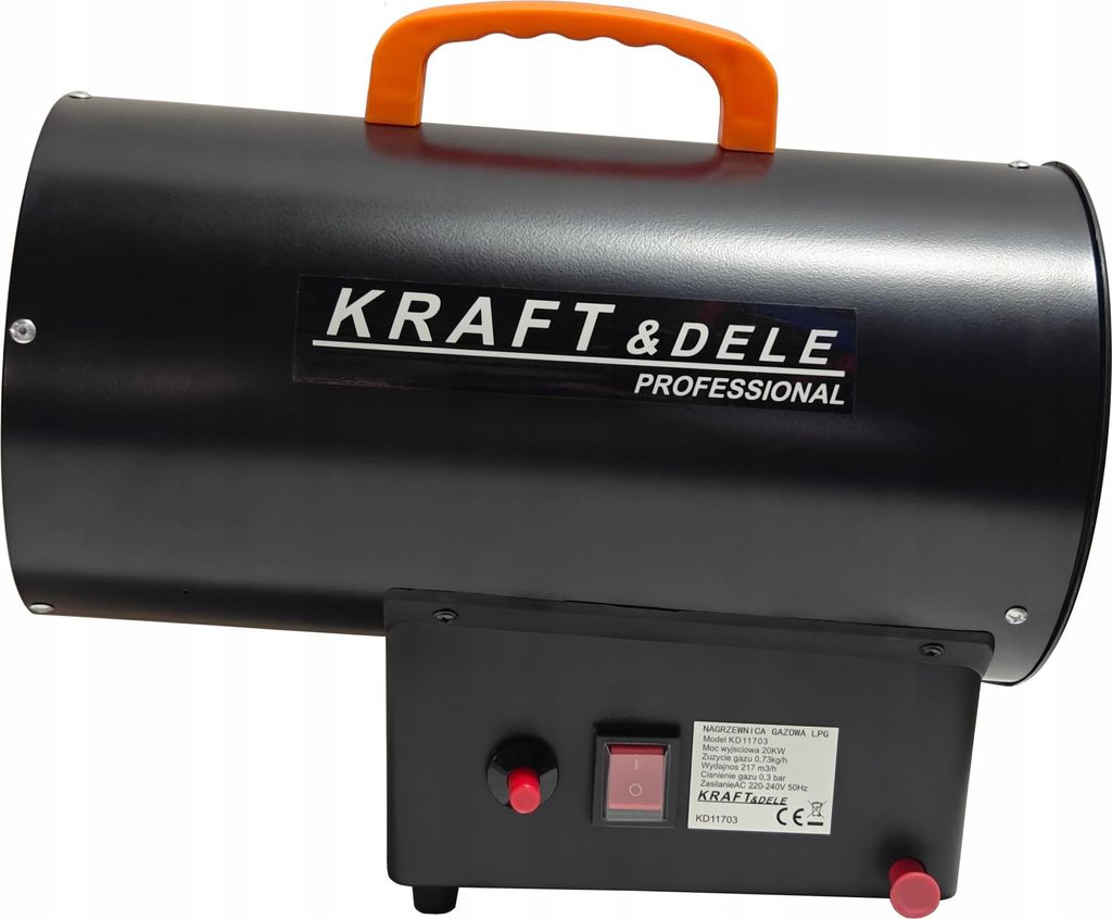 Nagrzewnica gazowa Kraft&Dele KD11703 - 15 kW Zdjęcie produktu 