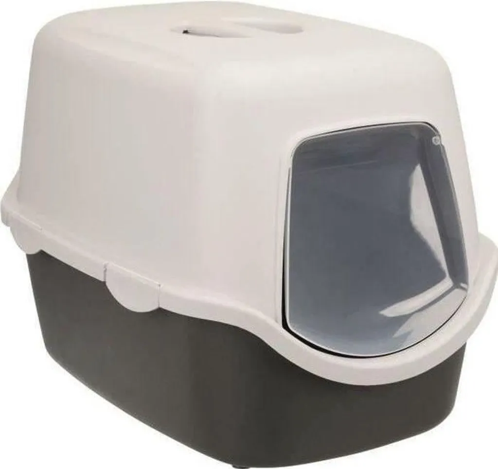 TRIXIE Vico Lettiera Gatto Design Grigio | 40x40x56cm Vasca Ermetica