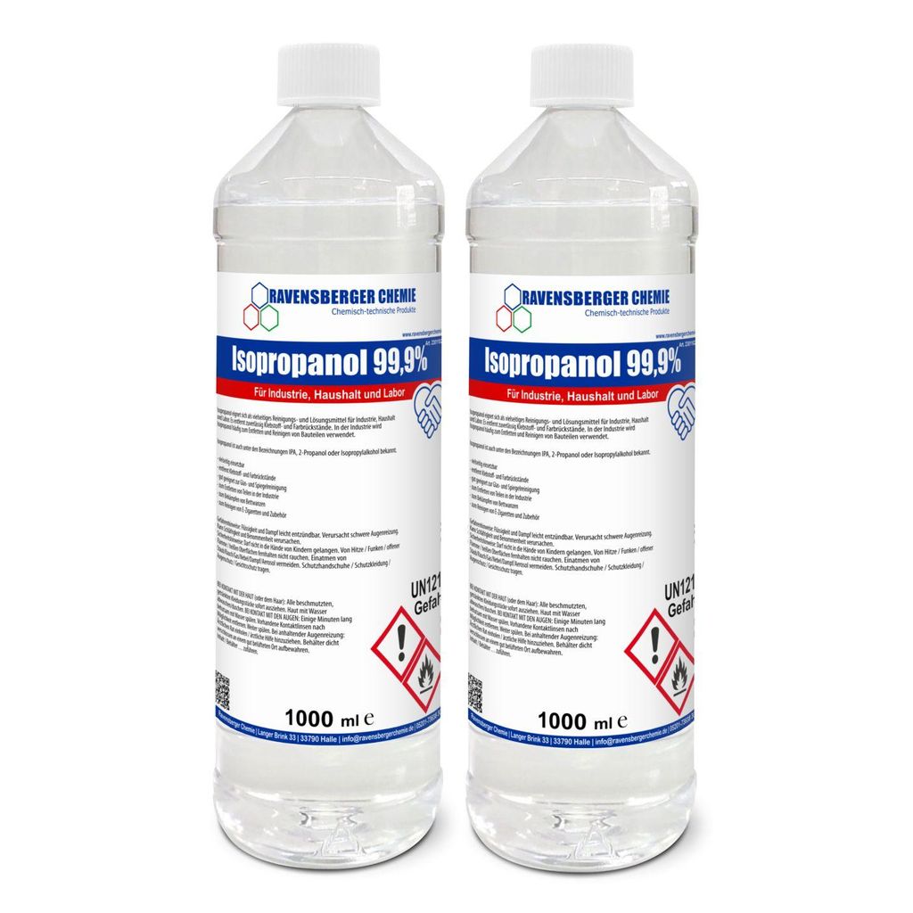 Ravensberger Chemie Isopropanol 99,9 % – hochreiner Alkohol Produktbild 