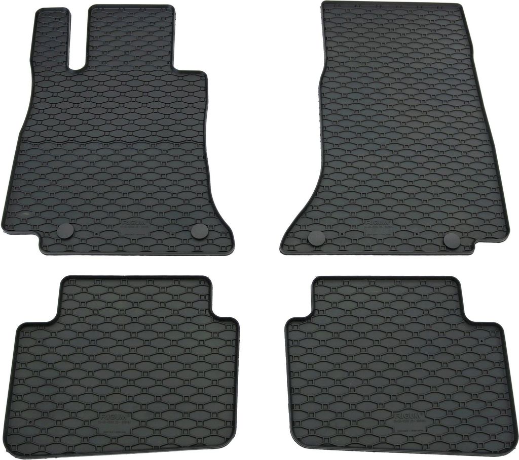 Rigum Gummi Fußmatten Set für Mercedes W206 / S206, Bj. Produktbild 