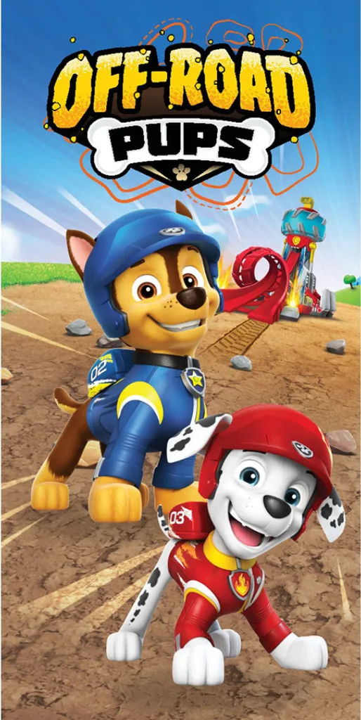 Asciugamano Bambini Paw Patrol Off Road - Emozioni in 100% Cotone