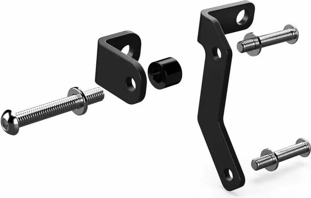 Support klaxon Denali argent pour BMW R 1300 GS : Fixation sans vibration