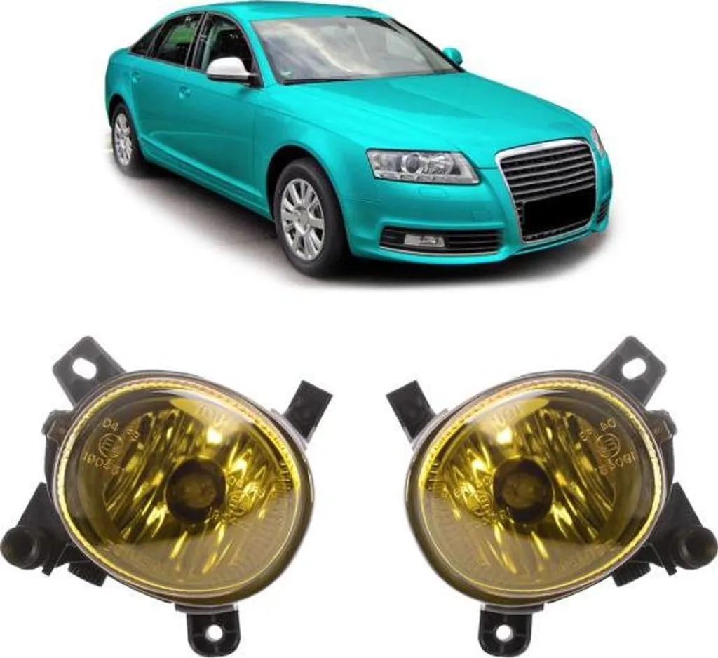 Phare antibrouillard H11 jaune pour Audi A4 B8, A5 8T et A6 4G Sport