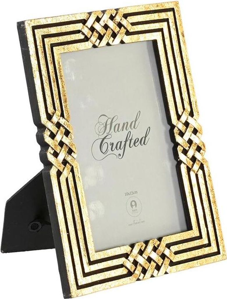 Fotorahmen DKD Home Decor 17 x 1,5 x 22 cm Gold Harz Neoklassisch