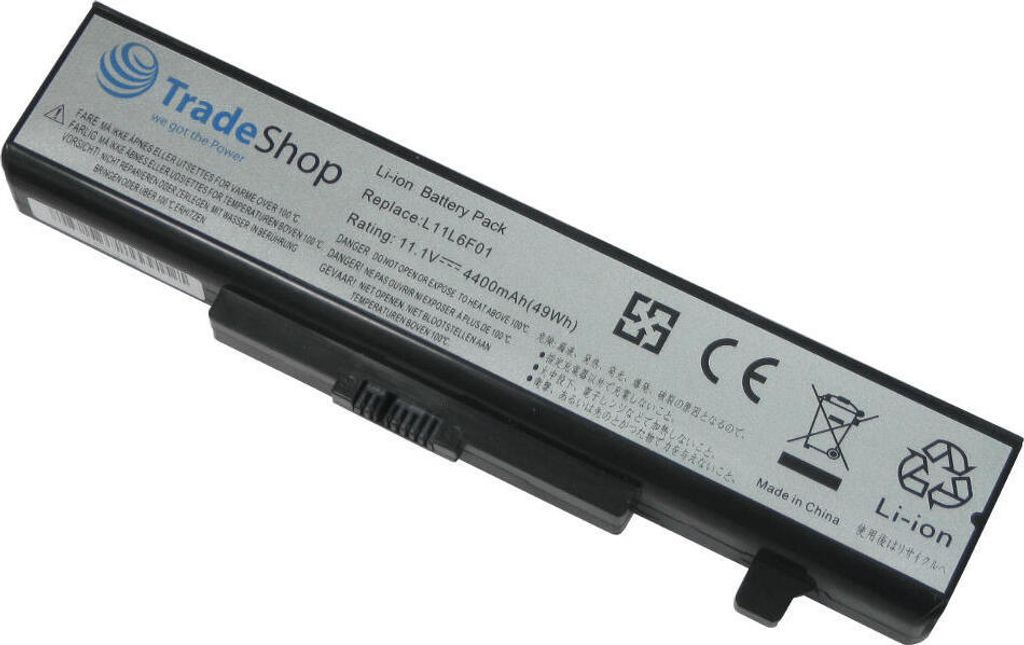 TradeShop Hochleistungs Li-Ion Akku, 10,8V/11,1V / 4400mah für IBM Lenovo IdeaPad B480 B485 B585 G480 G480A G485 G585 V480 V480A V480C V480S V480...