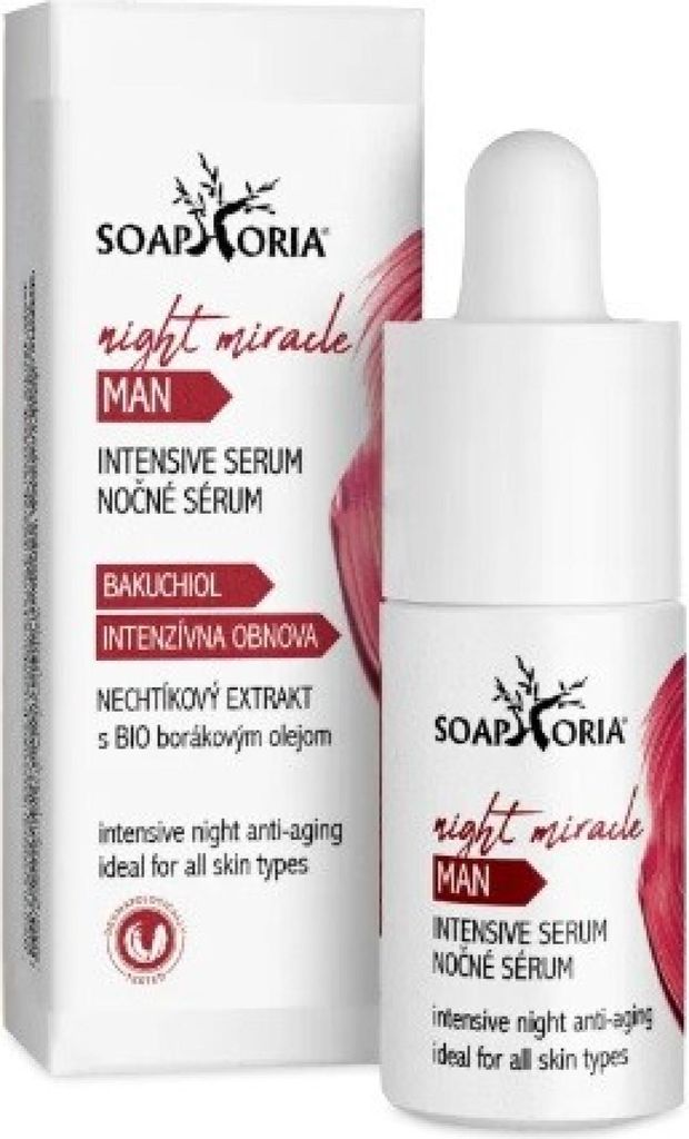 Soaphoria Miracle Overnight Nacht-Anti-Aging-Serum für Männer 30 ml
