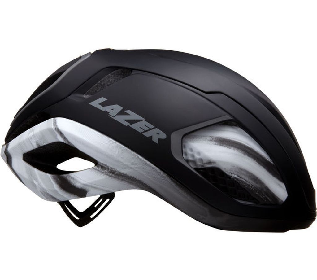 LAZER Rennrad/Gravel-Helm Vento KinetiCore, Black Silver