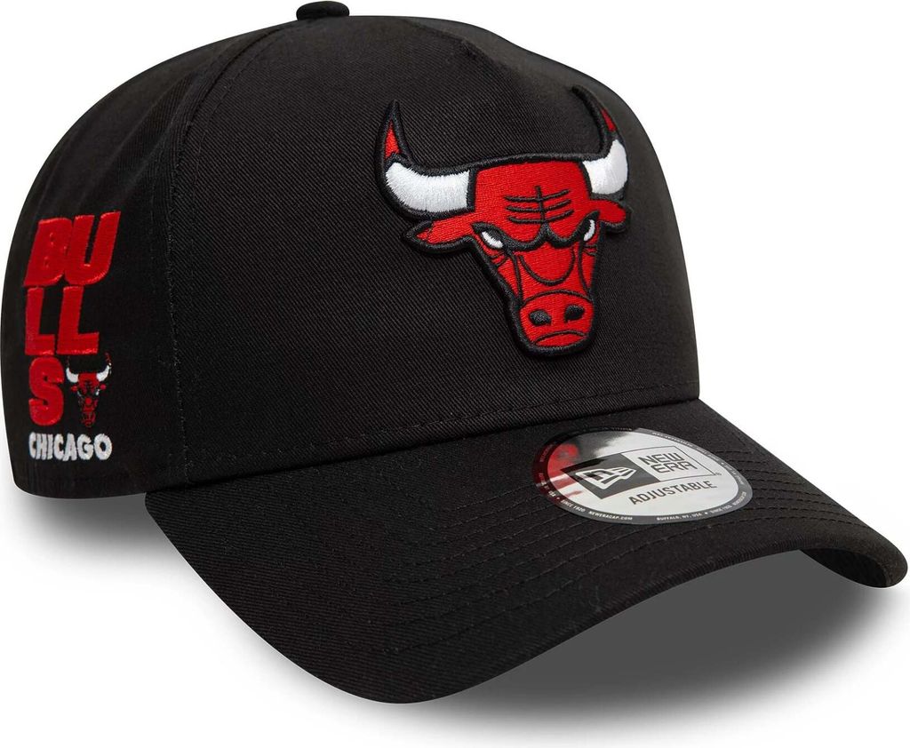 New Era 9FORTY A-Frame Cap NBA Patch Chicago Bulls black
