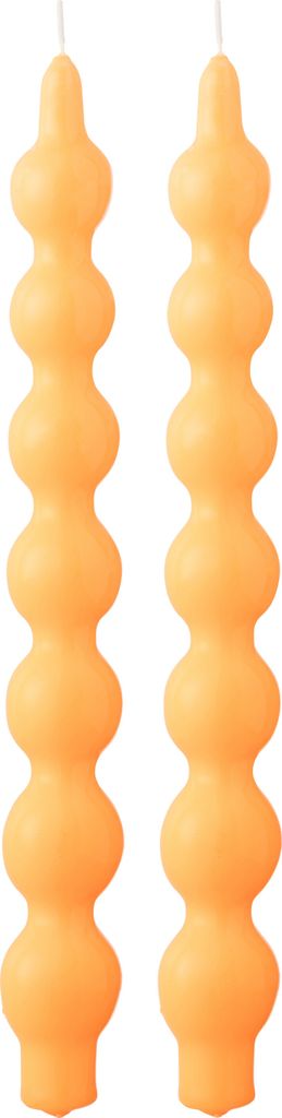 J-Line Dose Von 2 Kerzen Kalebasse Fluo Orange-5 Stunden