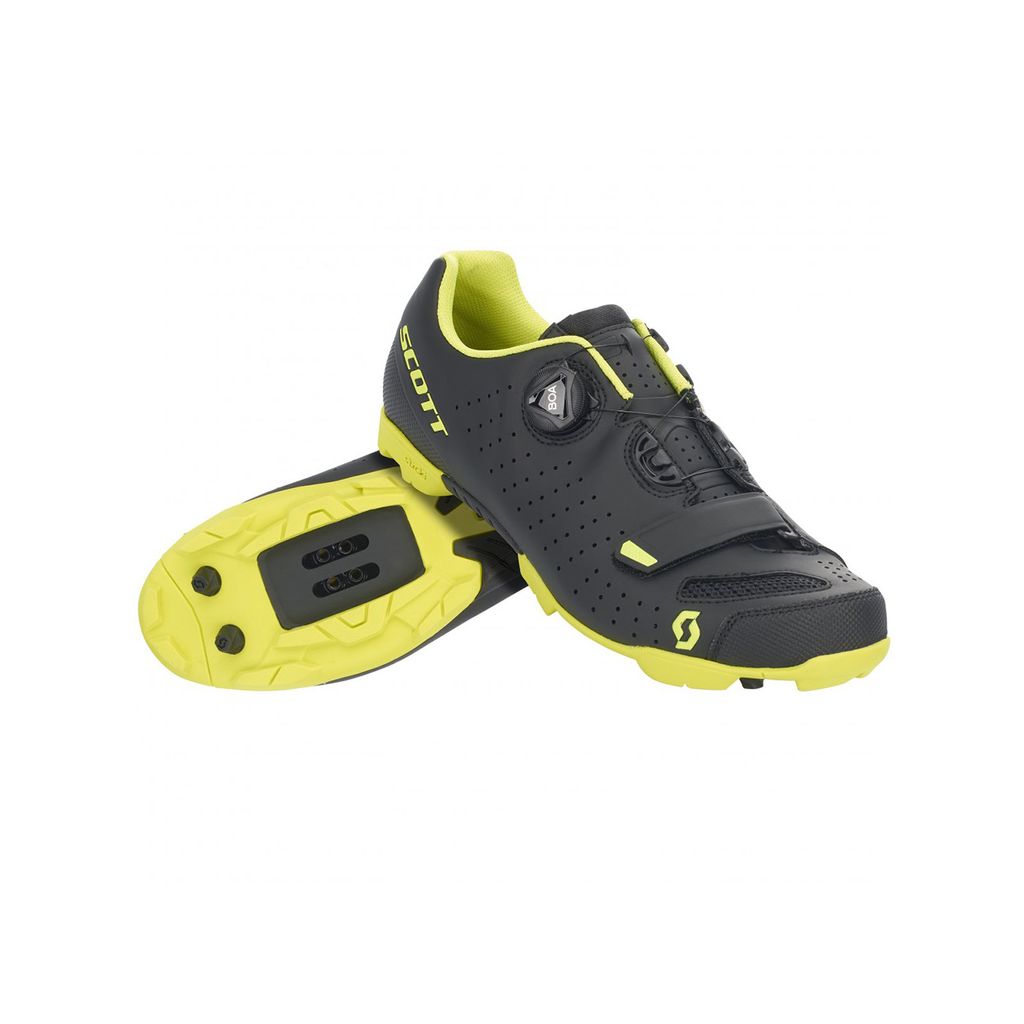 Scott MTB Comp BOA Schuh matt black/sulphur yellow 42.0