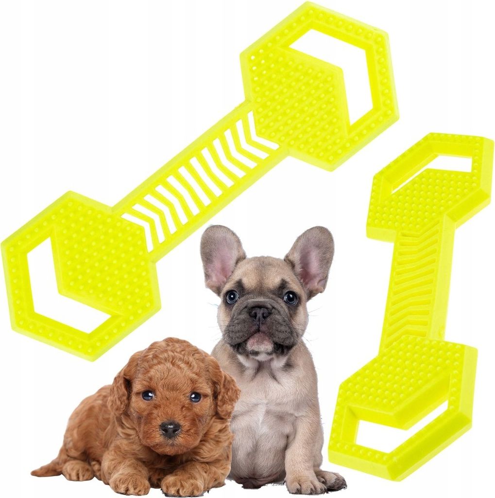 DOG GRYZAK Weichgummi Welpenspielzeug verschiedene Texturen