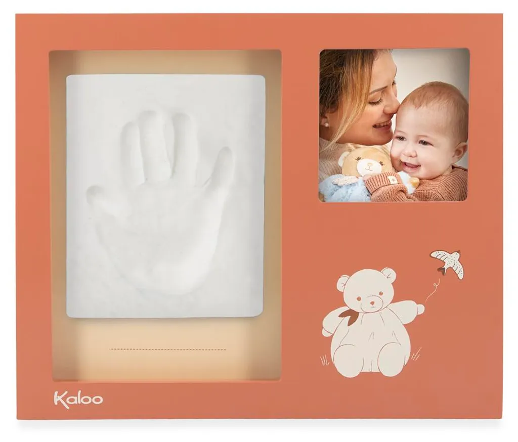 Cadre Photo et Empreinte Bébé Kaloo Home Décoration Chambre Terracotta