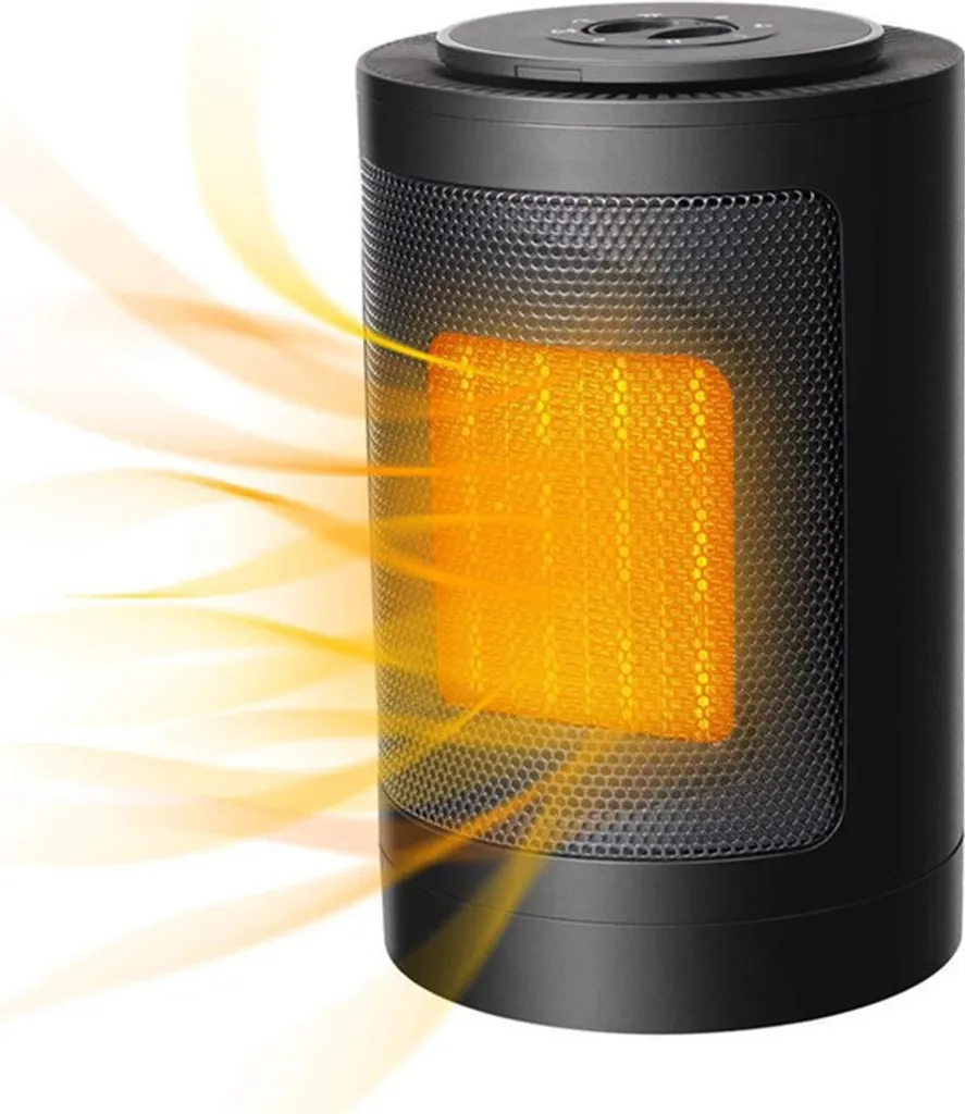 Radiateur Éco-Énergie Silencieux Tête Vibrante - Idéal SDB et Chambre
