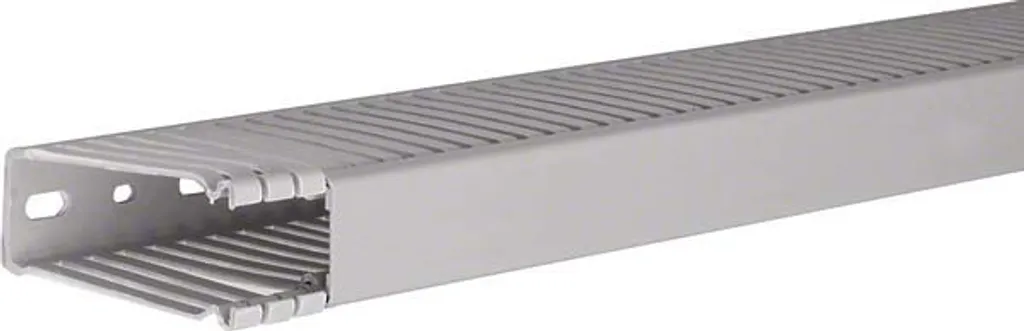 Caniveau PVC 84x31mm BA6 80025B Gris pour Câbles - Longueur 2m