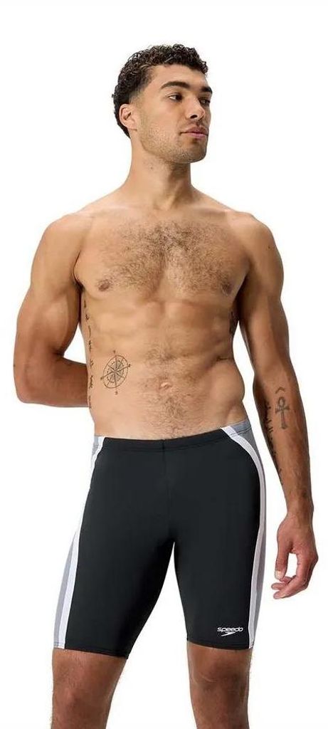 Speedo Solid Splice Jammer Schwarz UK 40 Mann Schwarz UK 40