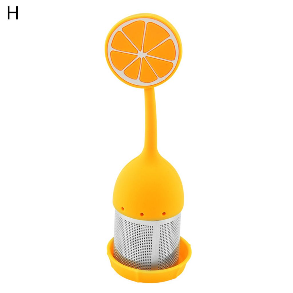 auffällige Teefilter-Wärmeisolierung Silikon Anti-Deform Pflanzenfrucht Teesieb für Zuhause-H