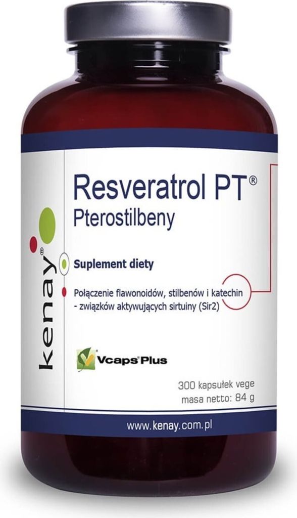 Nahrungsergänzungsmittel Kenay Pterostilbeny Resveratrol Pt (300 Kapseln) 3043