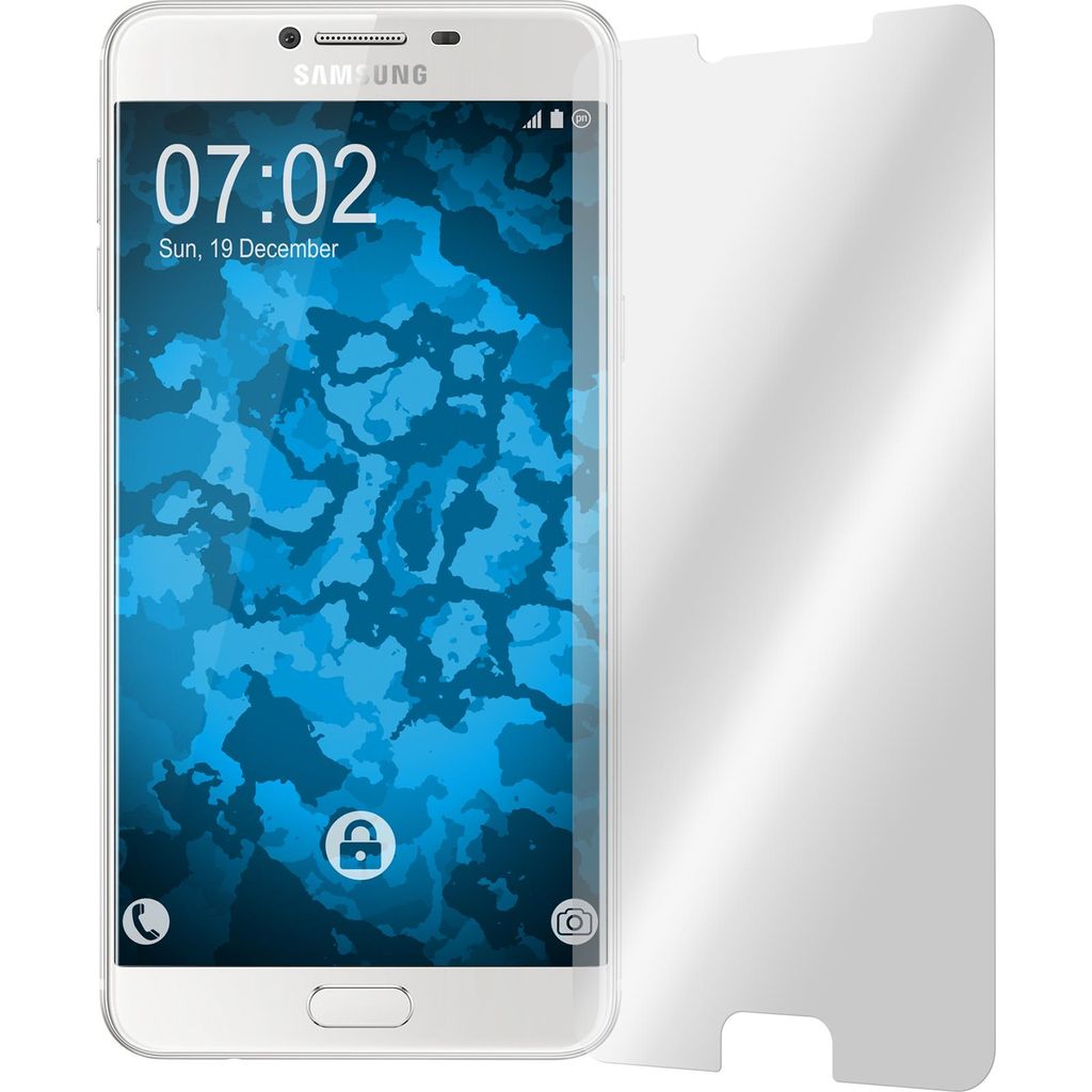 4er-Pack PhoneNatic Displayschutzfolien klar kompatibel mit Samsung Galaxy C7