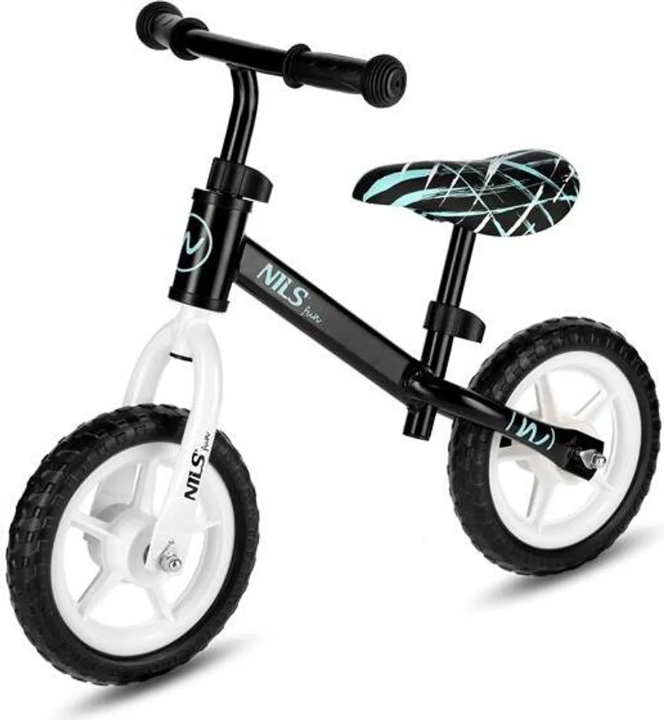 Apprendre le Vélo sans Chute avec la Draisienne NILS Fun RB134 10" Noir