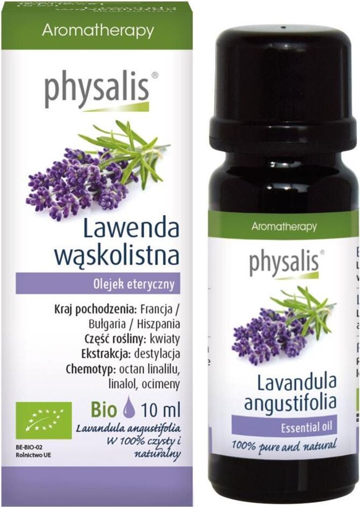 ÄTHERISCHES ÖL AUS SCHMALBLÄTTRIGEM LAVENDEL (BIO) 10 ml – PHYSALIS