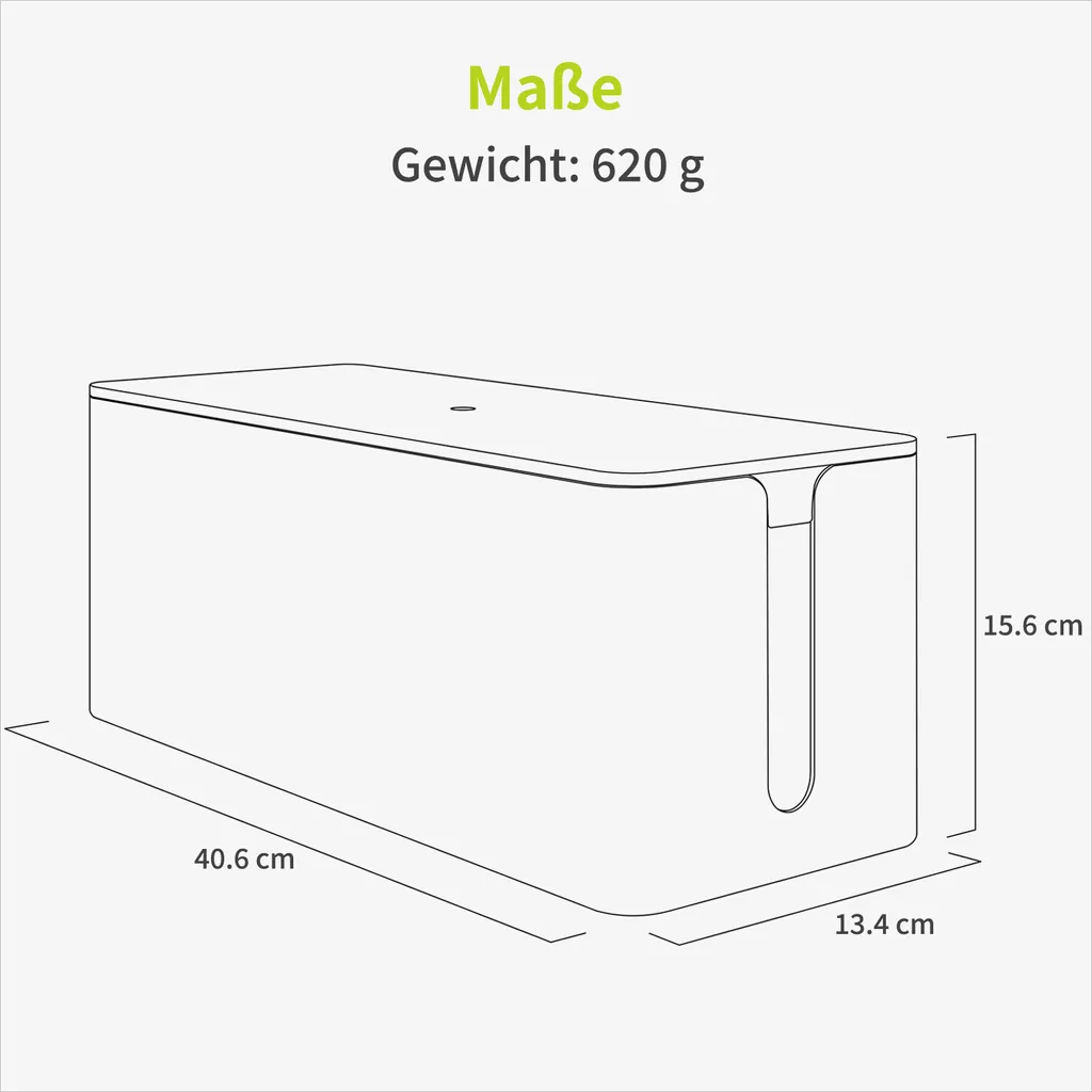 Cache-câbles ACROPAQ blanc imperméable et antidérapant grand format - 7