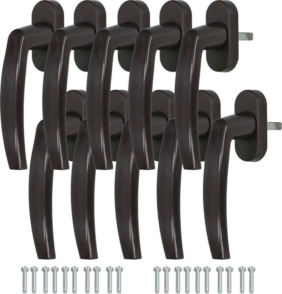 KOTARBAU® Set di 10 maniglie per finestre Maniglia per Immagine del prodotto 